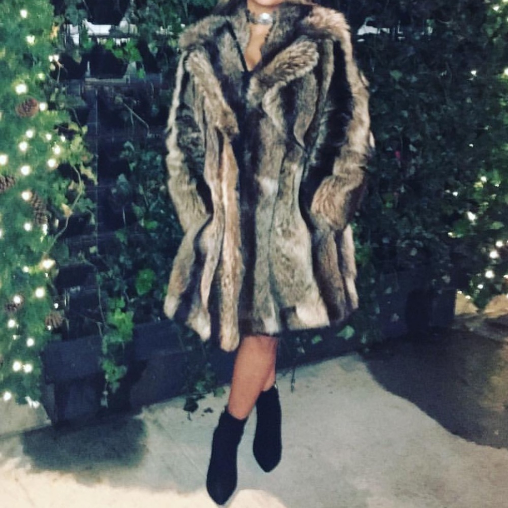 Real Coyote Fur Coat